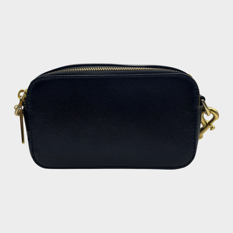 Marc Jacob's women's black leather 'Snapshot' crossbody handbag