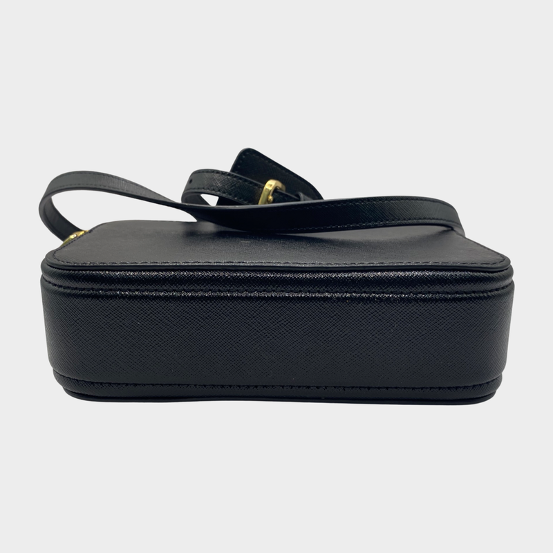 Marc Jacob's women's black leather 'Snapshot' crossbody handbag