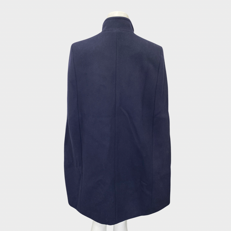 Stella McCartney women's navy woolen cape