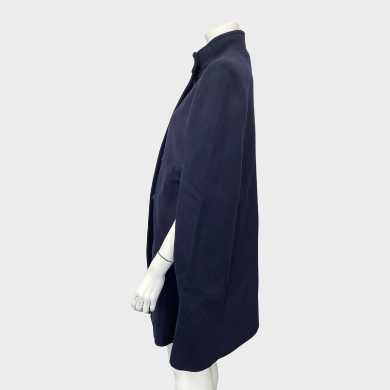 Stella McCartney women's navy woolen cape