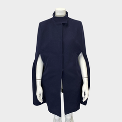 Stella McCartney women's navy woolen cape