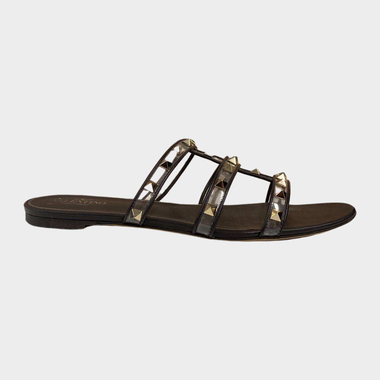 Valentino online pvc slides