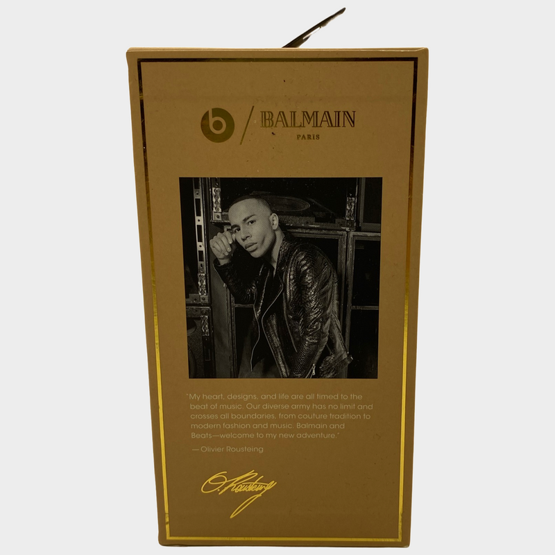 Balmain X Beats golden powerbeats 3 wireless earphones