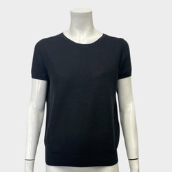 Loro Piana women's black knitted top