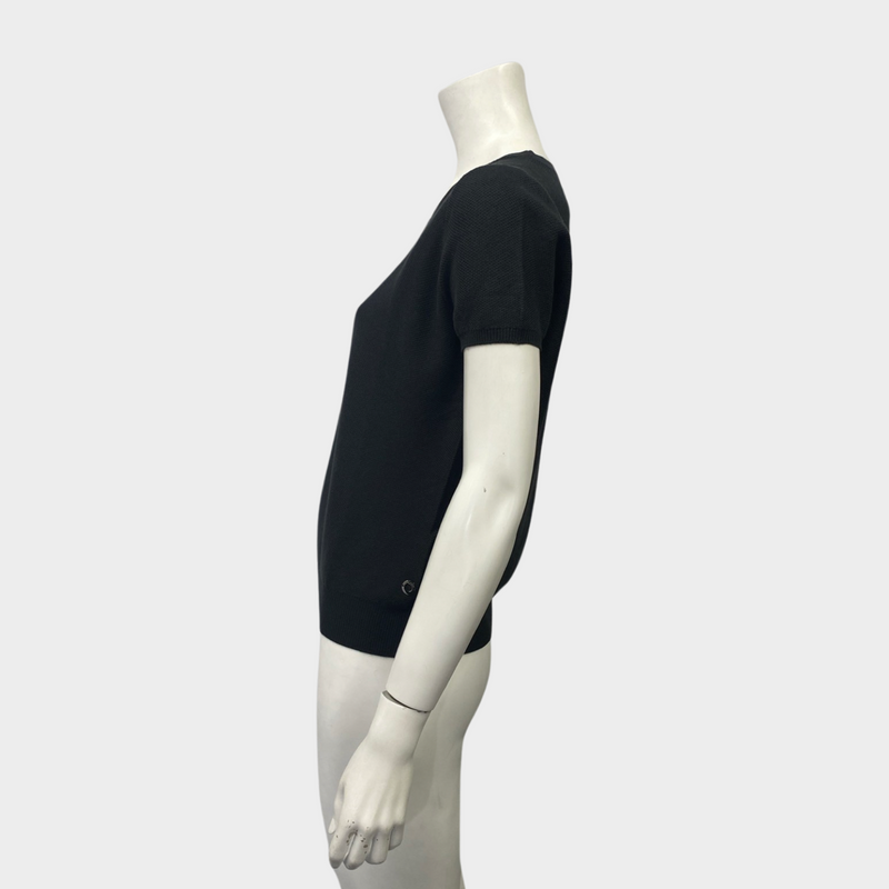 Loro Piana women's black knitted top