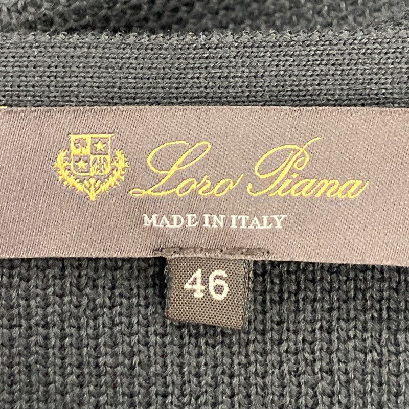 Loro Piana women's black knitted top