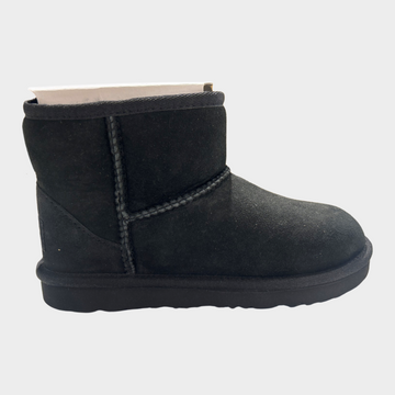 UGG girl s black suede and wool boots Loop Generation