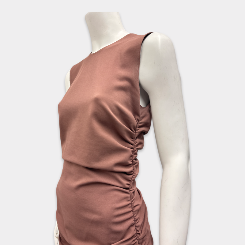 Dolce&Gabbana Women's Brown Ruched Dress