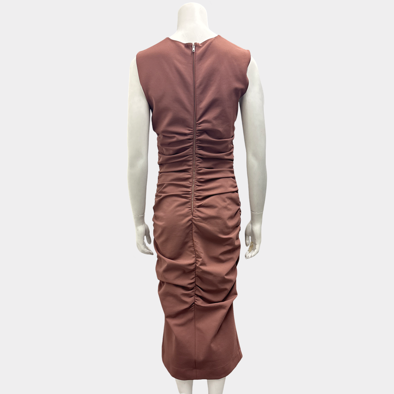 Dolce&Gabbana Women's Brown Ruched Dress