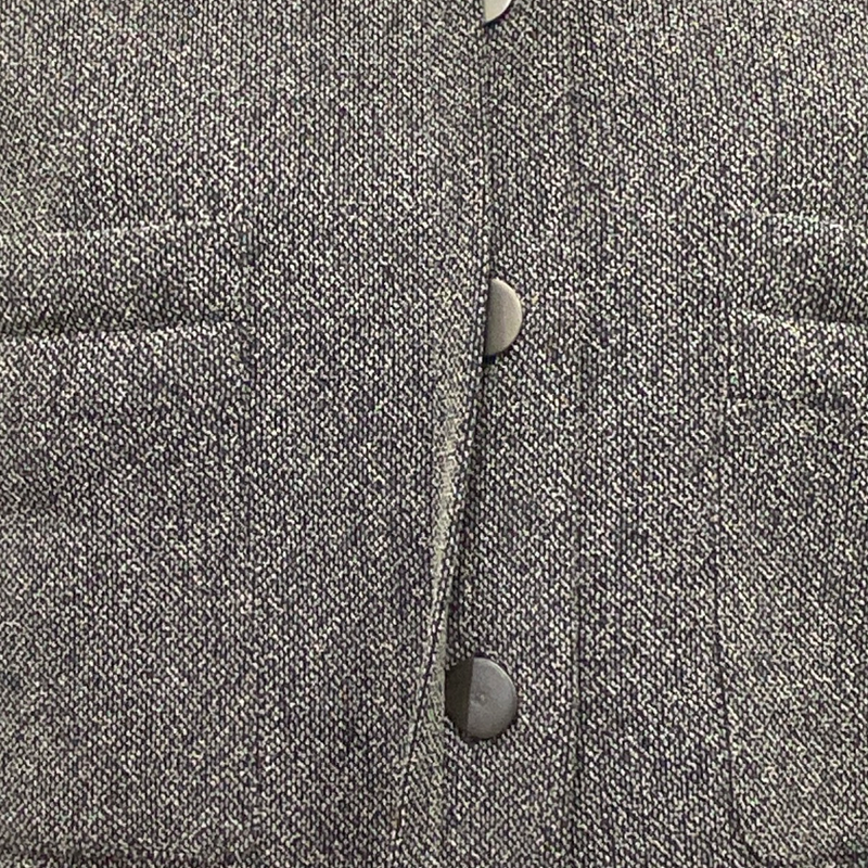 Chanel women's melange grey cotton jacket