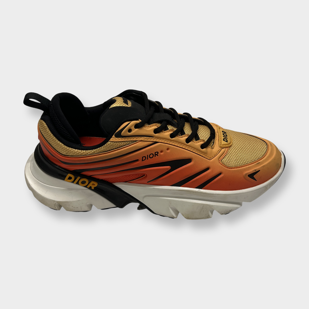 Dior men's B44 Blade Lewis Hamilton gradient orange sneakers