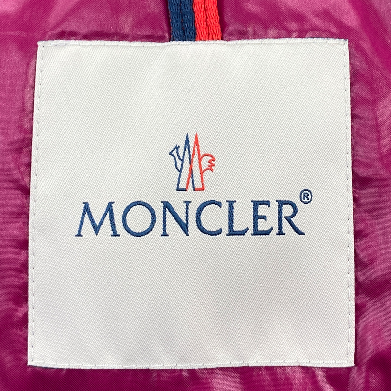 Moncler women's red teddy puffer jacket
