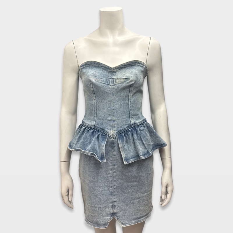 Isabel Marant Light Blue denim Mini Dress