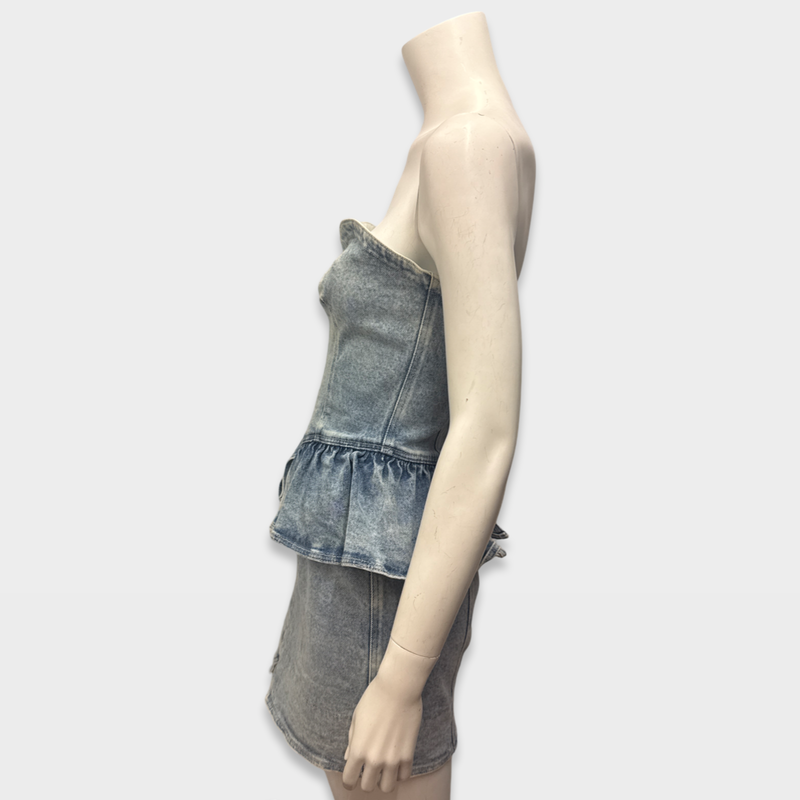 Isabel Marant Light Blue denim Mini Dress