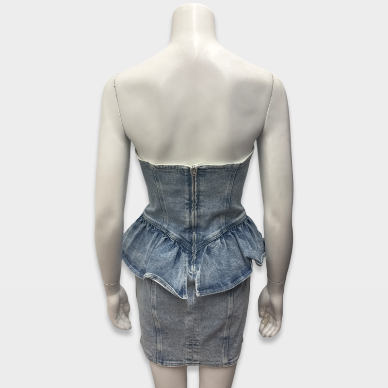 Isabel Marant Light Blue denim Mini Dress