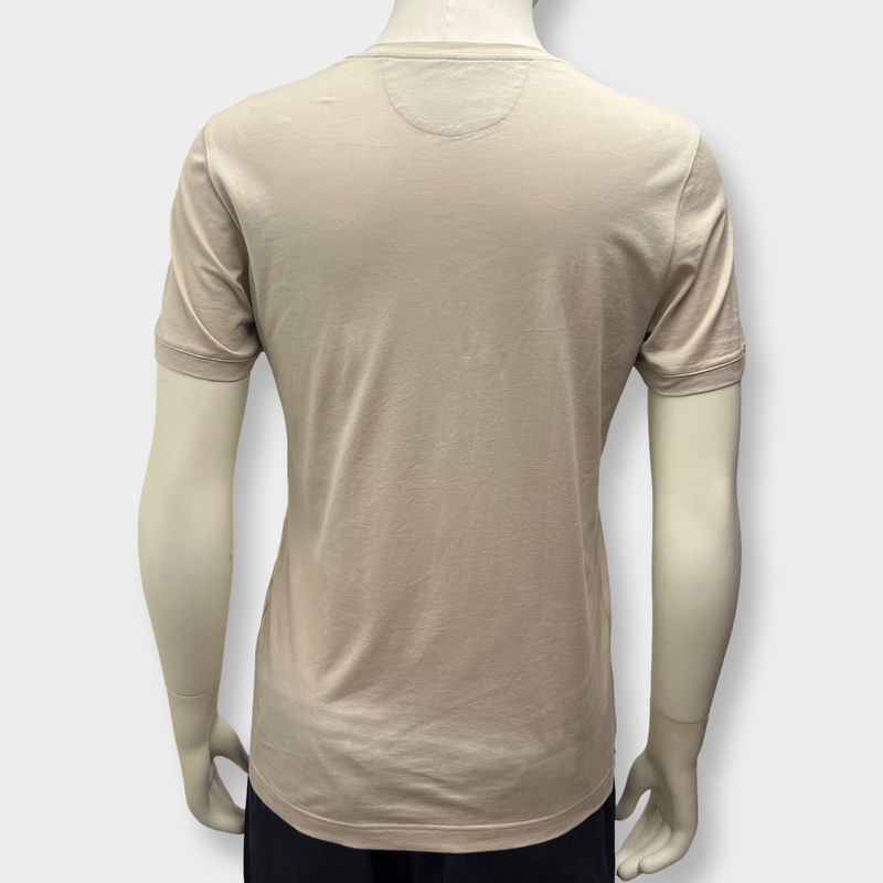 Fendi men's Beige banana graphic cotton T-Shirt