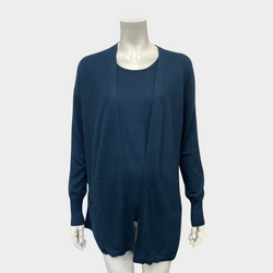 Loro Piana women's petrol blue cashmere set