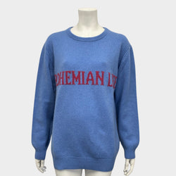 Alberta Ferretti women's blue 'Bohemian Life' jumper