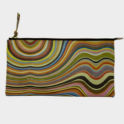 Paul Smith multicoloured swirl print leather pouch