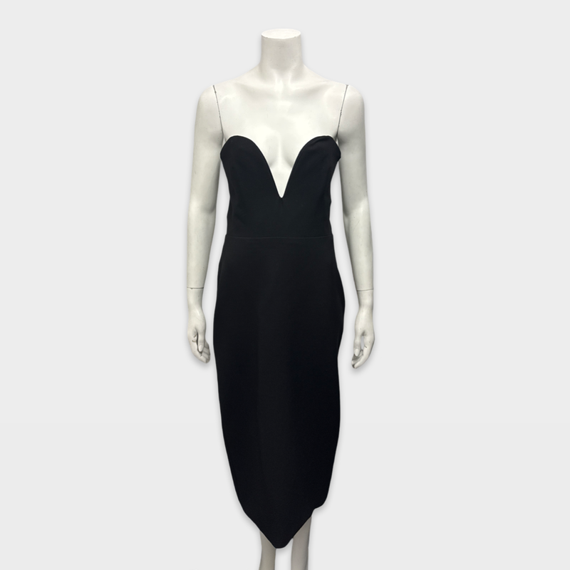 Veronica Beard Black Corset Dress