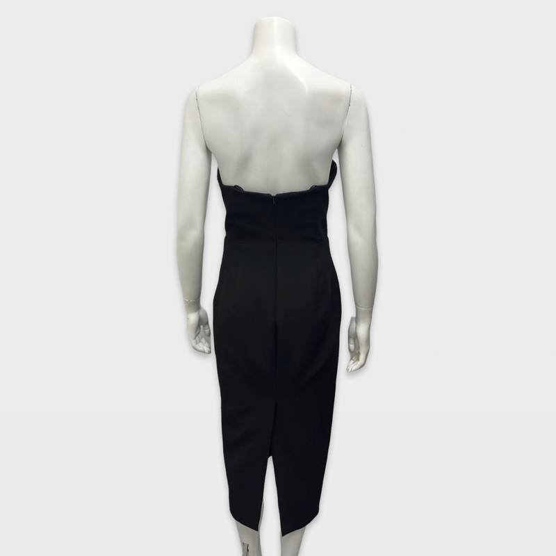 Veronica Beard Black Corset Dress