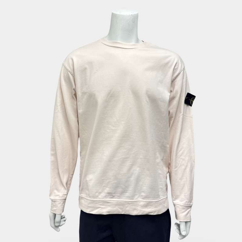 Stone Island Men's Light Pink Sweatshirt