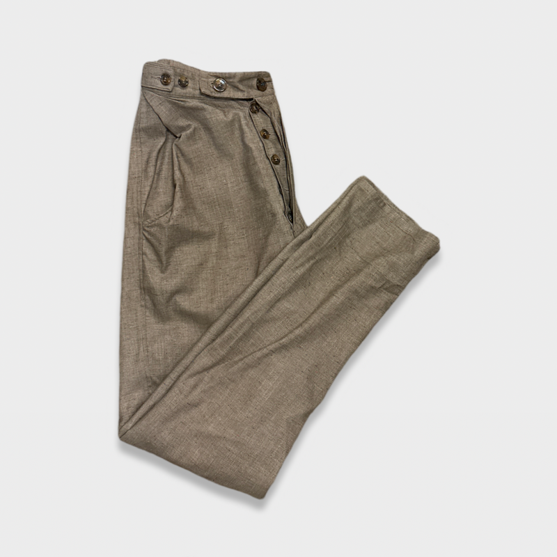 Vivienne Westwood Men's Brown virgin wool pants