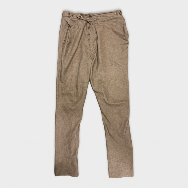 Vivienne Westwood Men's Brown virgin wool pants