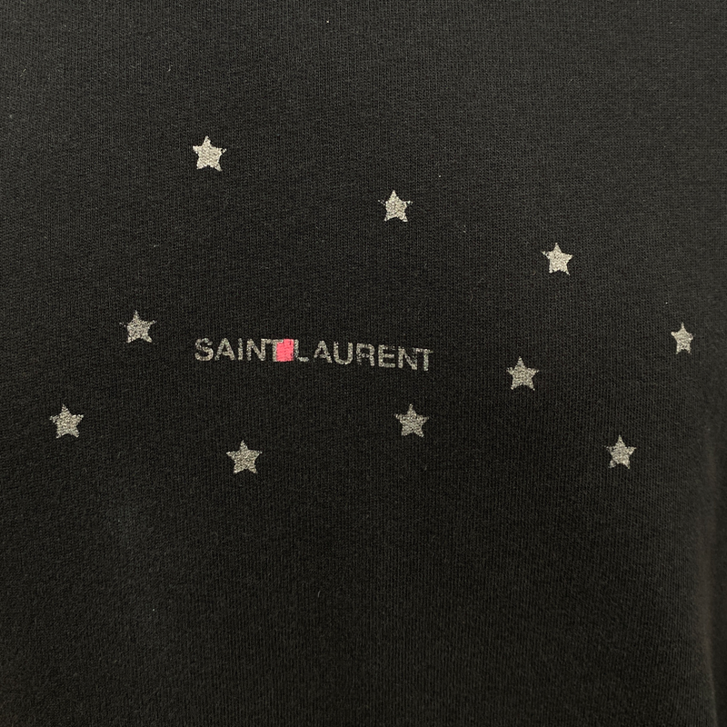 Saint Laurent men's black hoodie