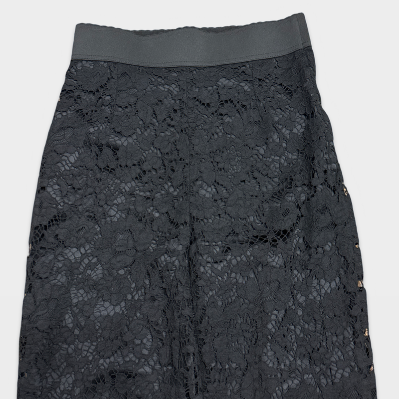 Dolce&Gabbana Women's lace Black Pants