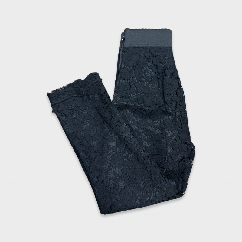 Dolce&Gabbana Women's lace Black Pants