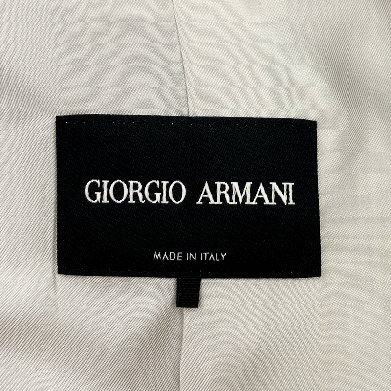 Giorgio Armani women's red & brown wool double breasted blazer