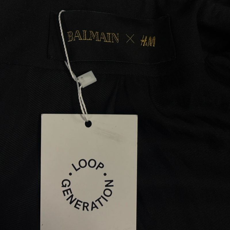 Balmain x H&M Women's Black double-breasted Blazer