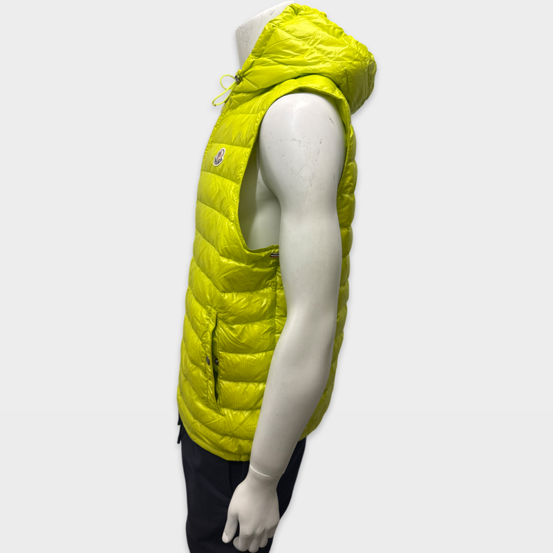 Moncler Men's Neon Yellow Vest