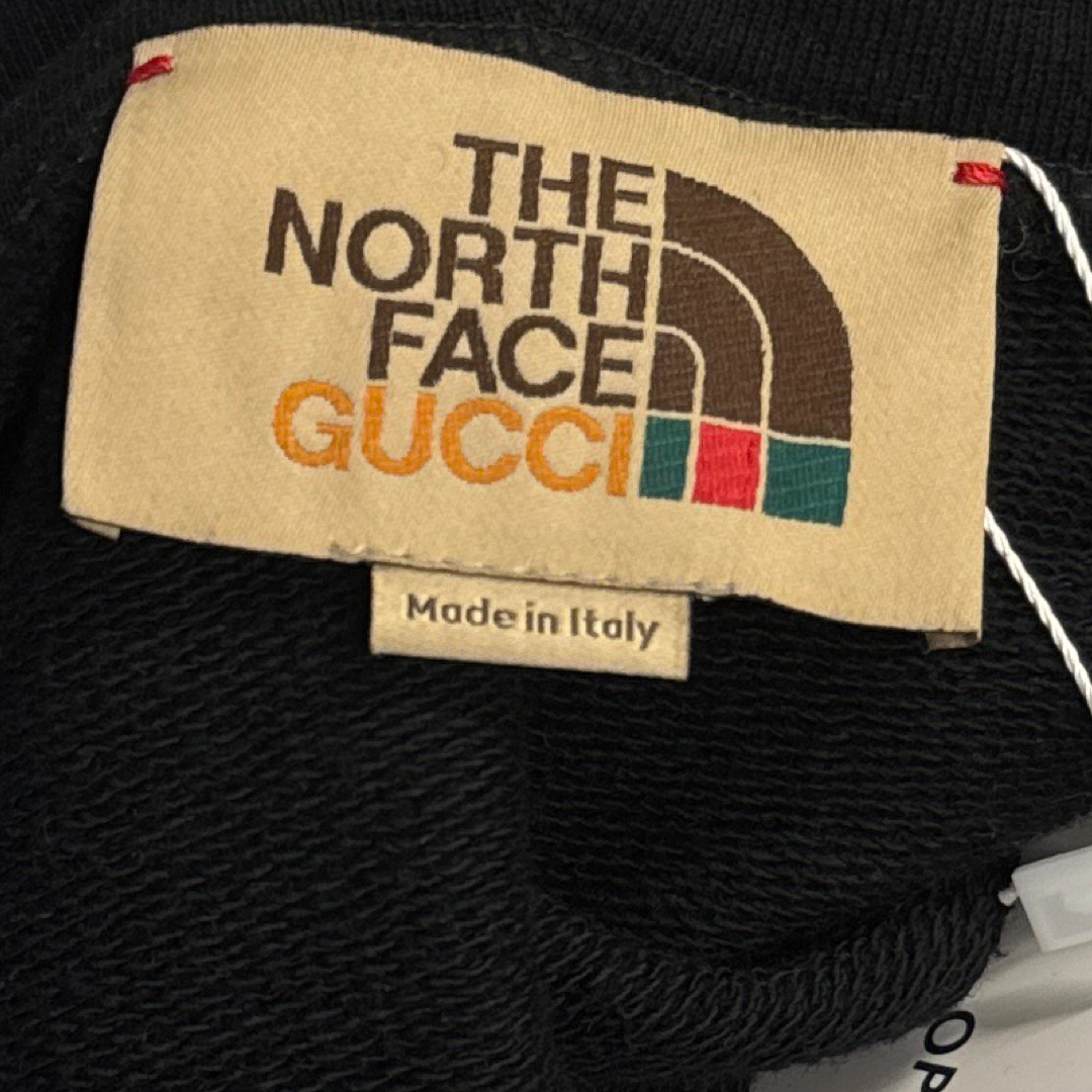 Gucci x The North Face Men's Black and yellow logo Hoodie – Loop