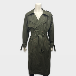 Yves Saint Laurent Men's vintage Olive Green Trench Coat