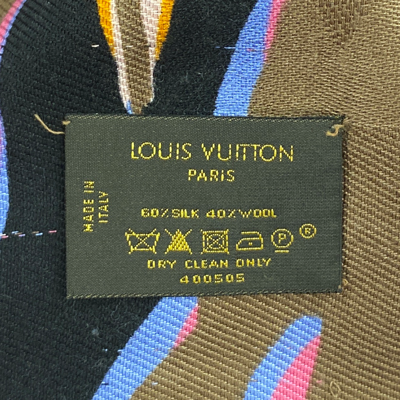 Louis Vuitton women's silk & wool printed scarf