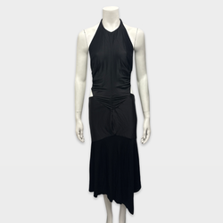 Alexandre Vauthier Black open back viscose Dress