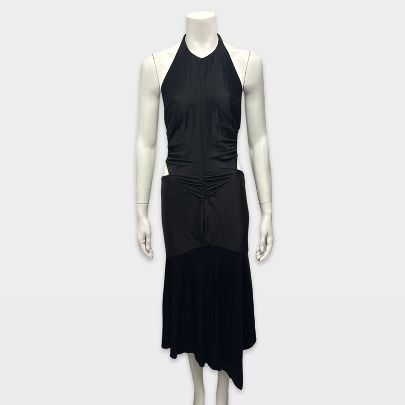 Alexandre Vauthier Black open back viscose Dress