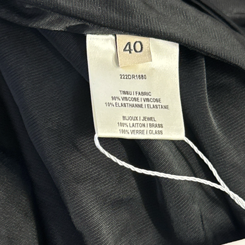 Alexandre Vauthier Black open back viscose Dress
