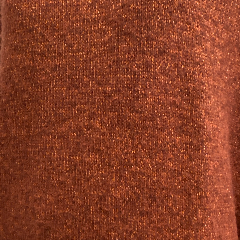 Etro women's brown metallic knit jumper