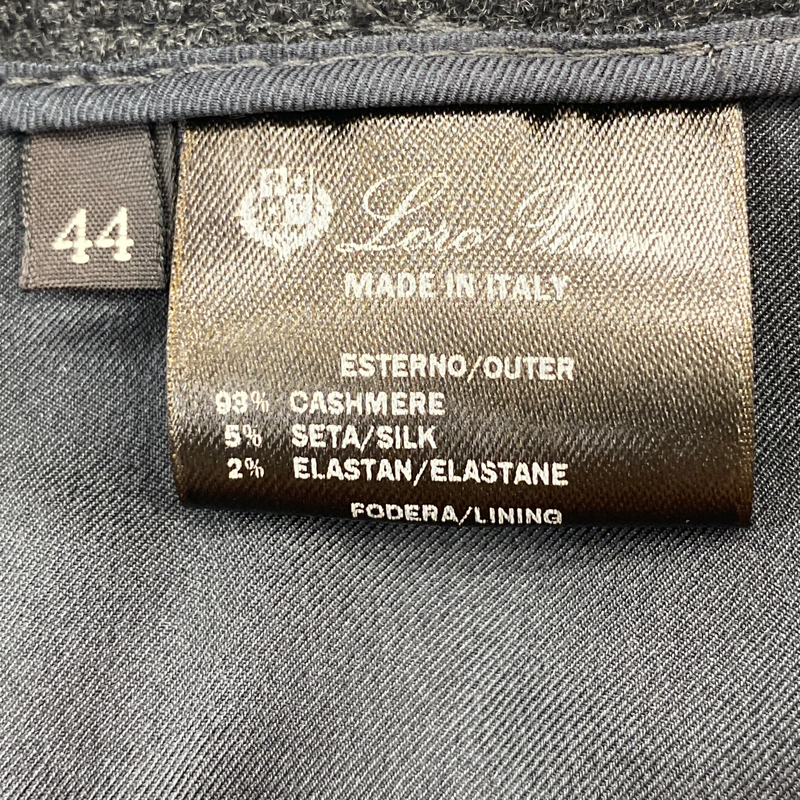 Loro Piana women's grey cashmere trousers