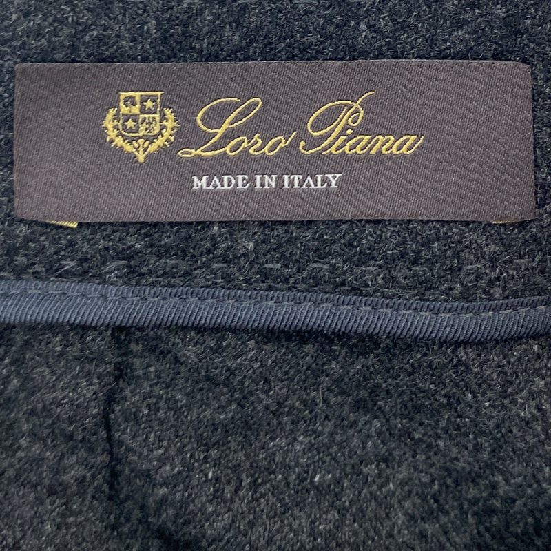 Loro Piana women's grey cashmere trousers