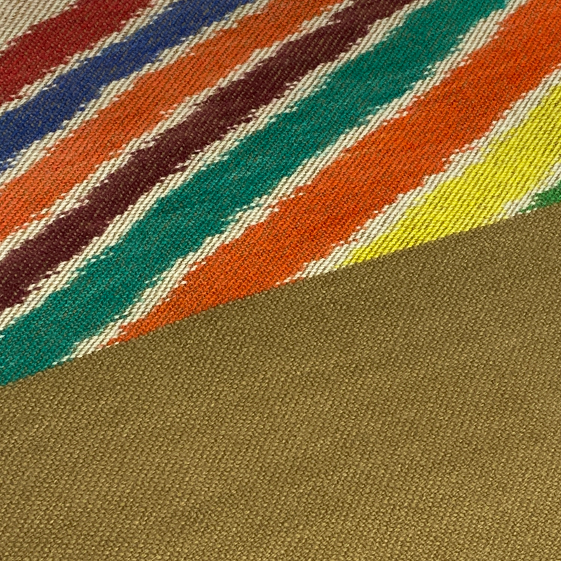 Hermes camel Cashmere scarf with leather trim