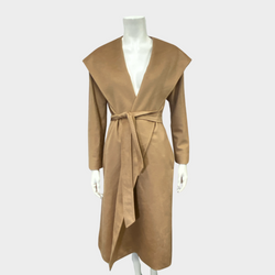 Max Mara Women's camel cashmere hooded coat
