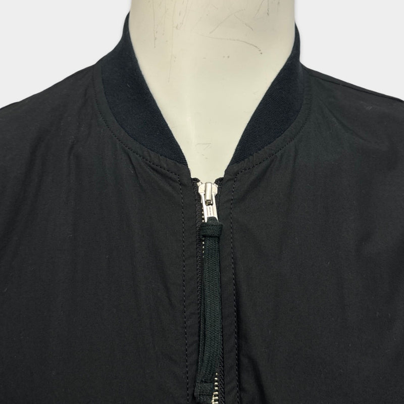 Takahiromiyashita The Soloist Men's Black Cotton Bomber Jacket
