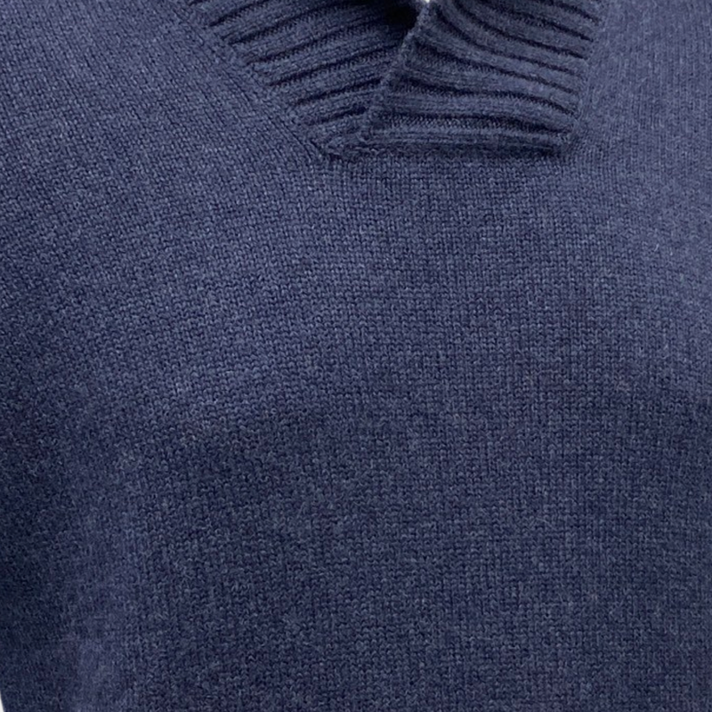 Brunello Cucinelli men's blue cashmere jumper