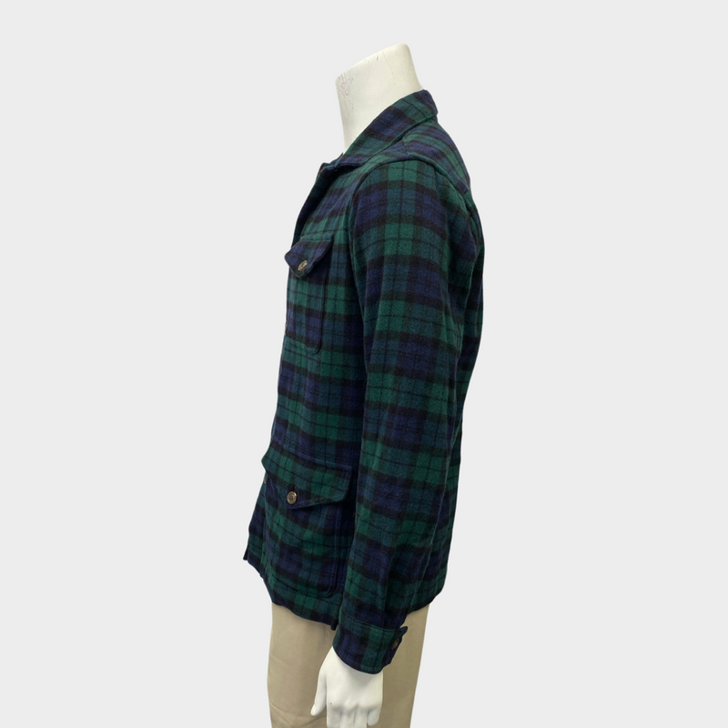 Polo Ralph Lauren men's navy & green check shirt