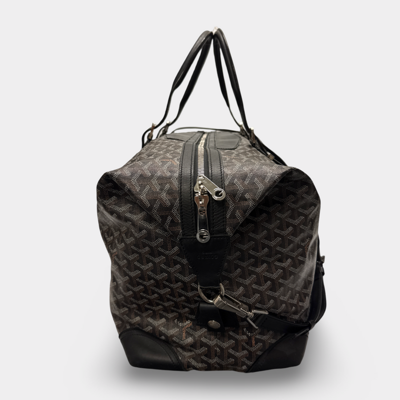 Goyard Boeing 55 Boston Leather Travel Bag