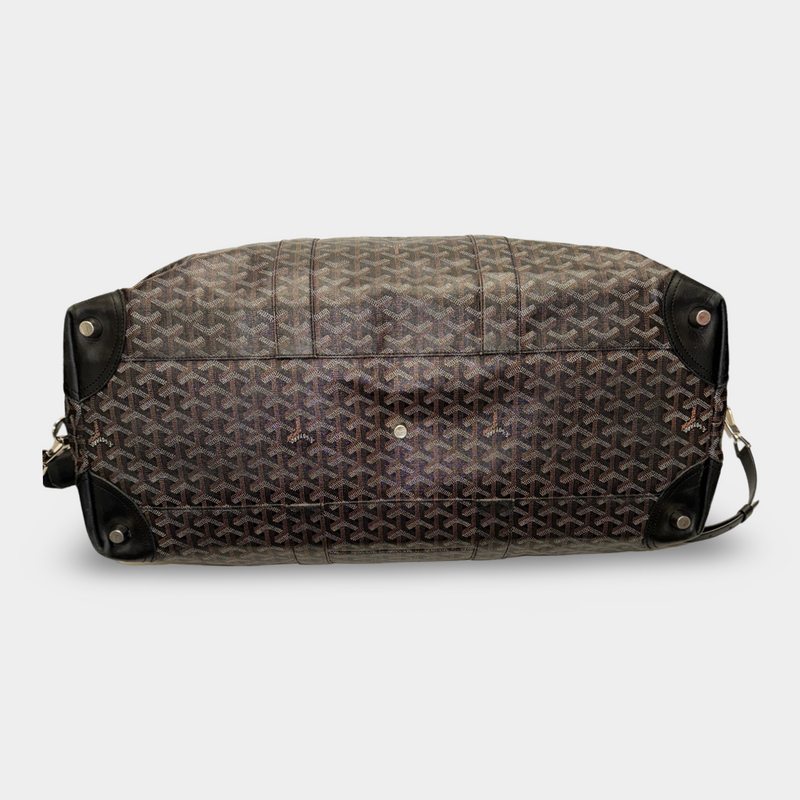 Goyard Boeing 55 Boston Leather Travel Bag